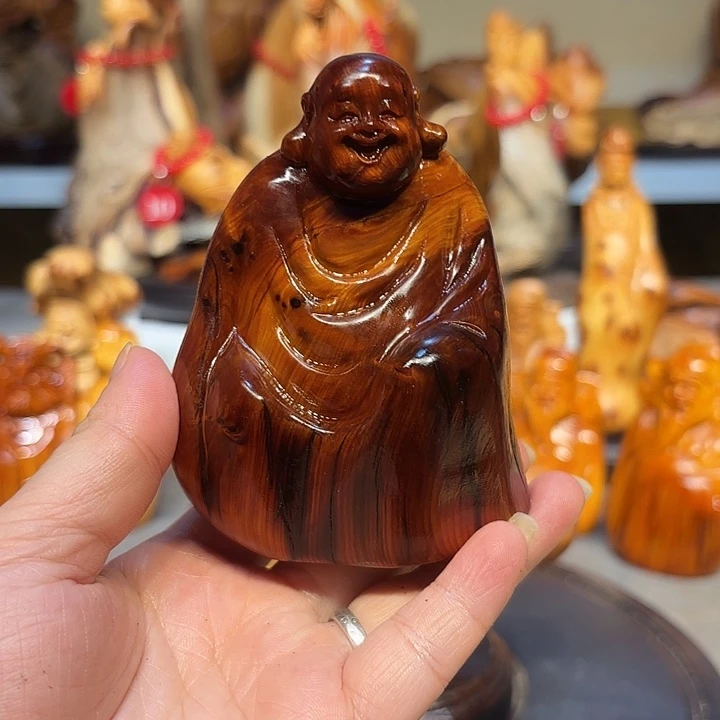 柏木太行崖柏弥勒佛