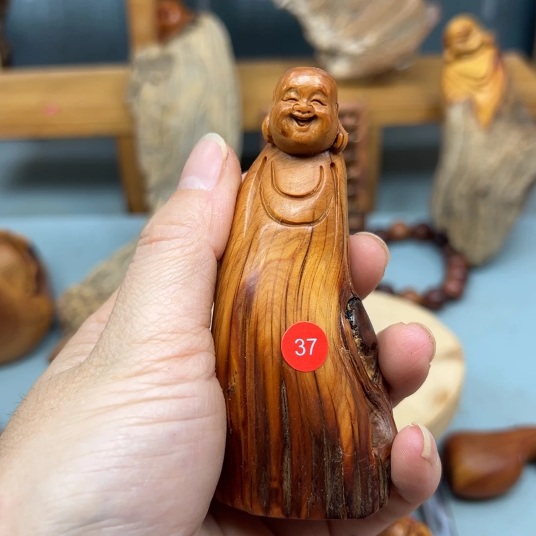 ****氺木崖柏木摆件手把件