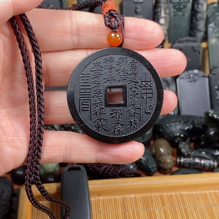 和田玉（青玉）未镶嵌颈饰