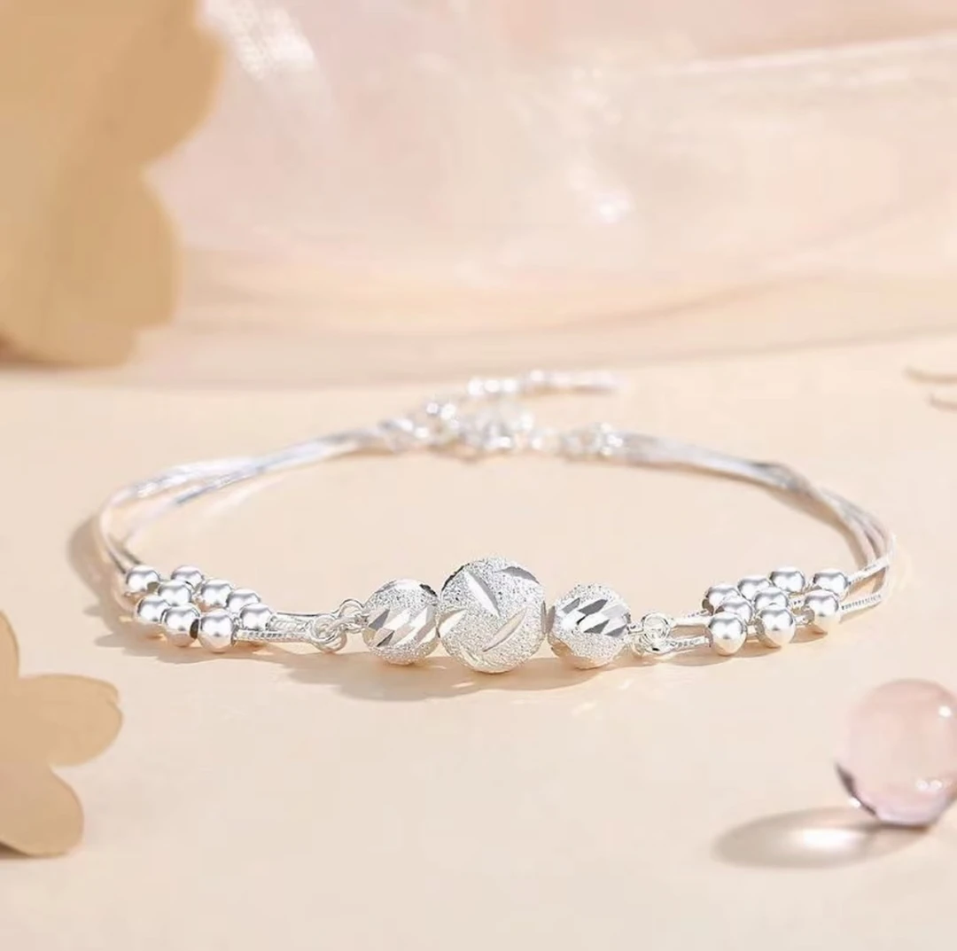 925银手链 轻奢三生三世手链相爱相守优雅气质百搭送女友闺蜜车用