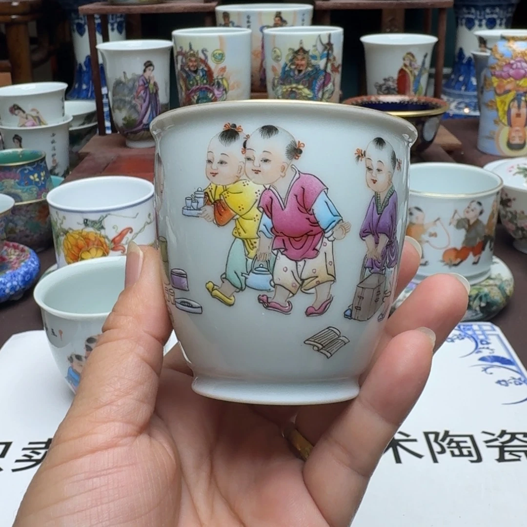 景德镇手工手绘展示