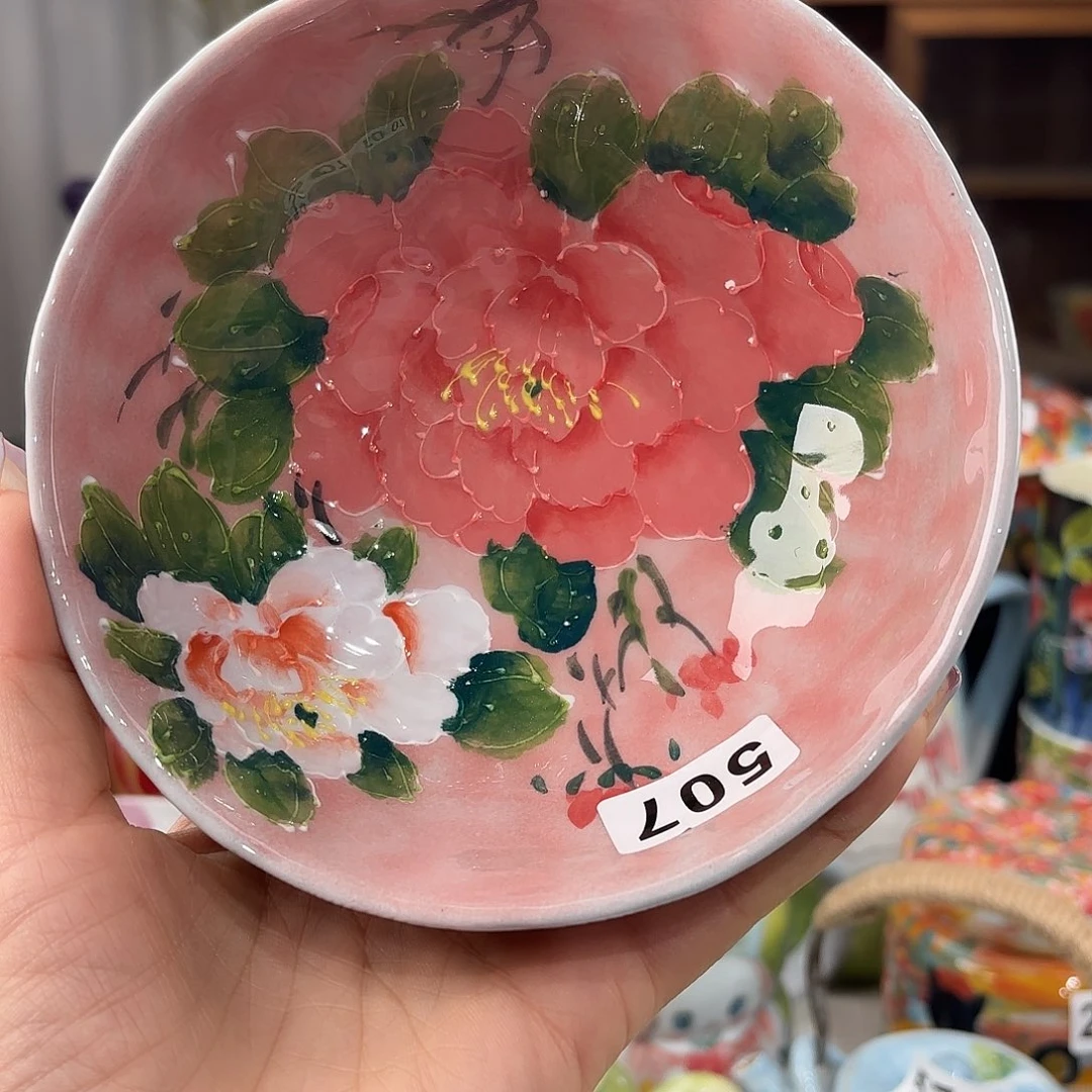 瓷片景德镇手绘高温釉下彩陶瓷茶具