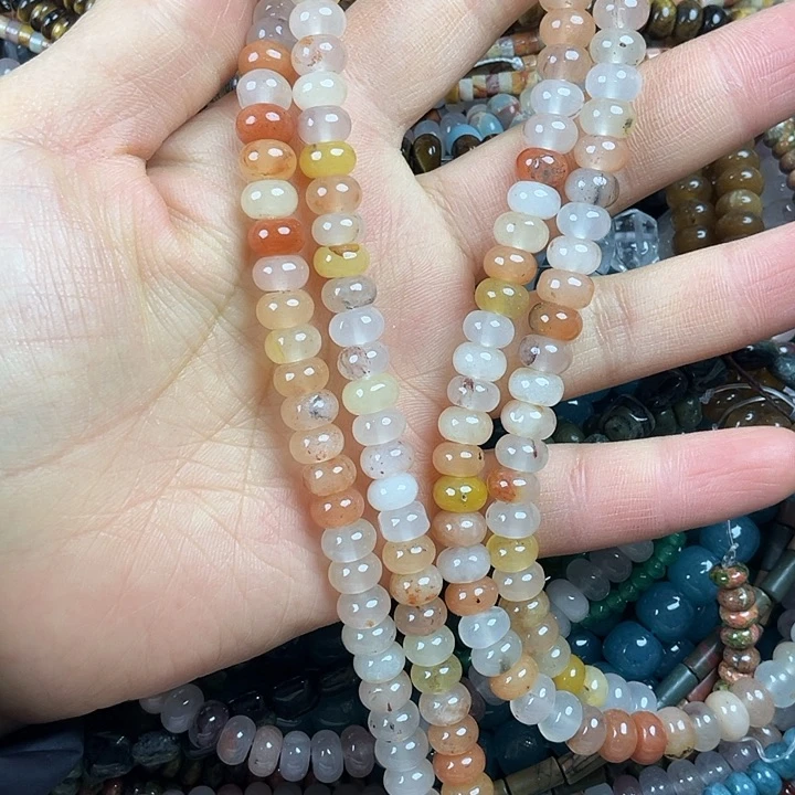 查罗石散珠合金卡8算珠一条