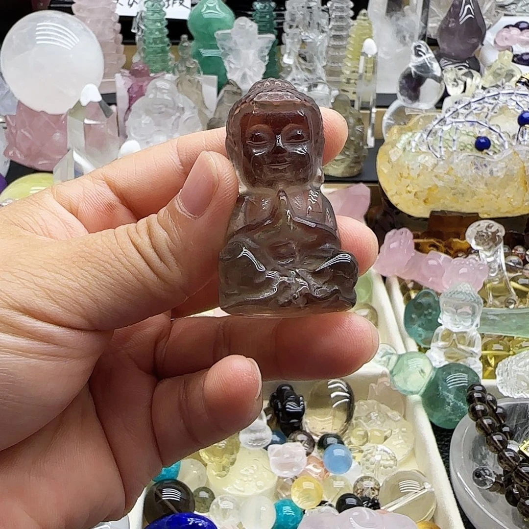 用***8未镶嵌车挂水晶摆件