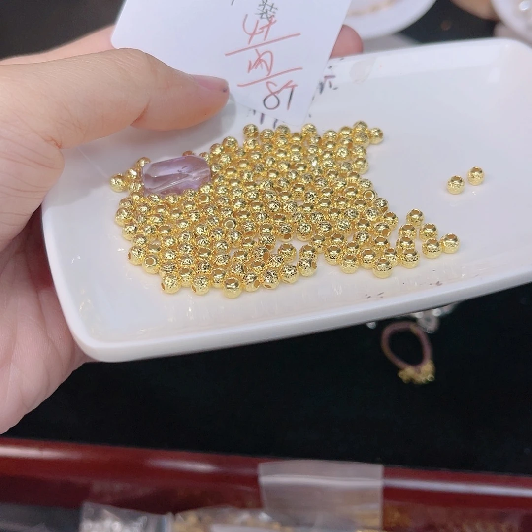 紫晶珠宝半成品银S925镀金镶嵌66