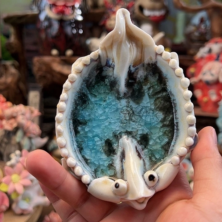 陶摆件小镇青花每日有新品