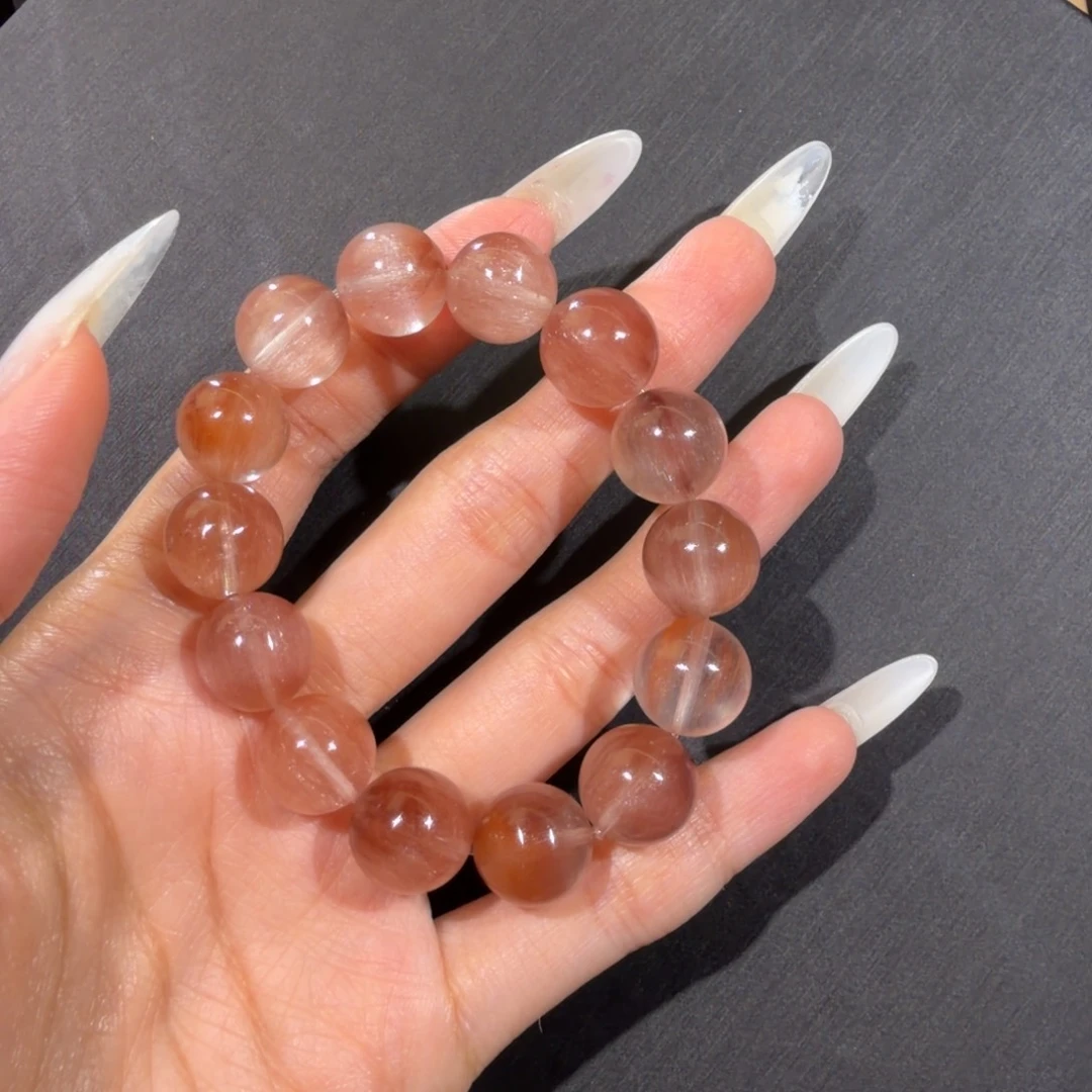 未镶嵌水晶手链钢丝兔毛12.7