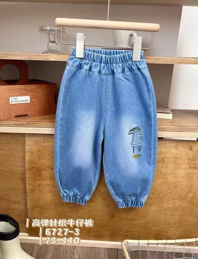 依仔儿童高弹牛仔裤