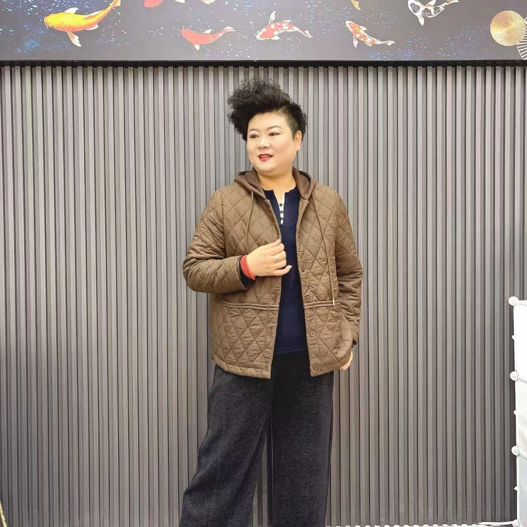 肥大码加肥加棉外套88B030