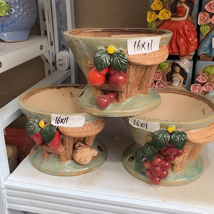 粗陶材质多肉花盆