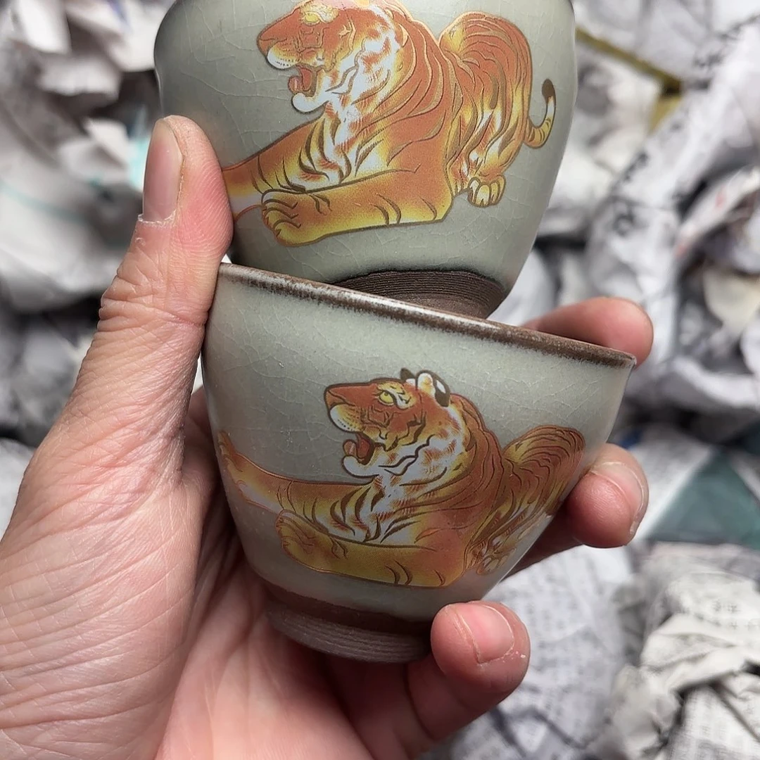 茶盏微瑕建盏主人杯一只