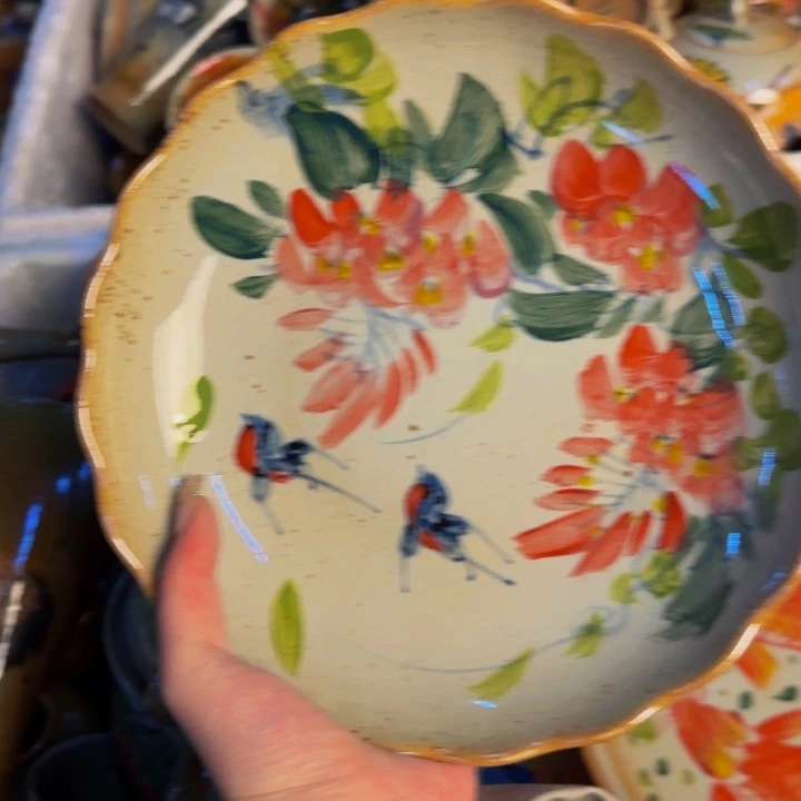 瓷片景德镇陶瓷手工手绘