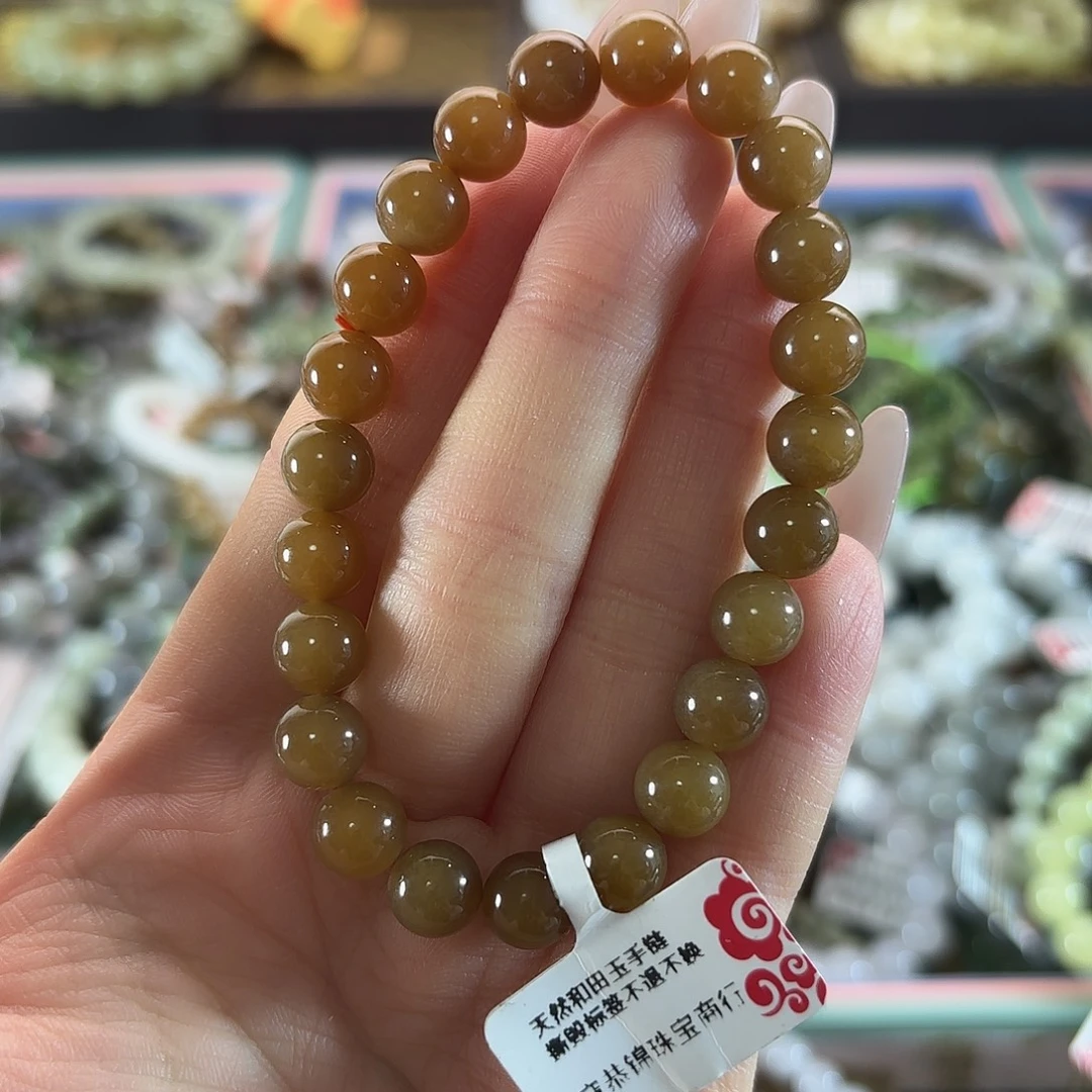 和田玉未镶嵌手链82