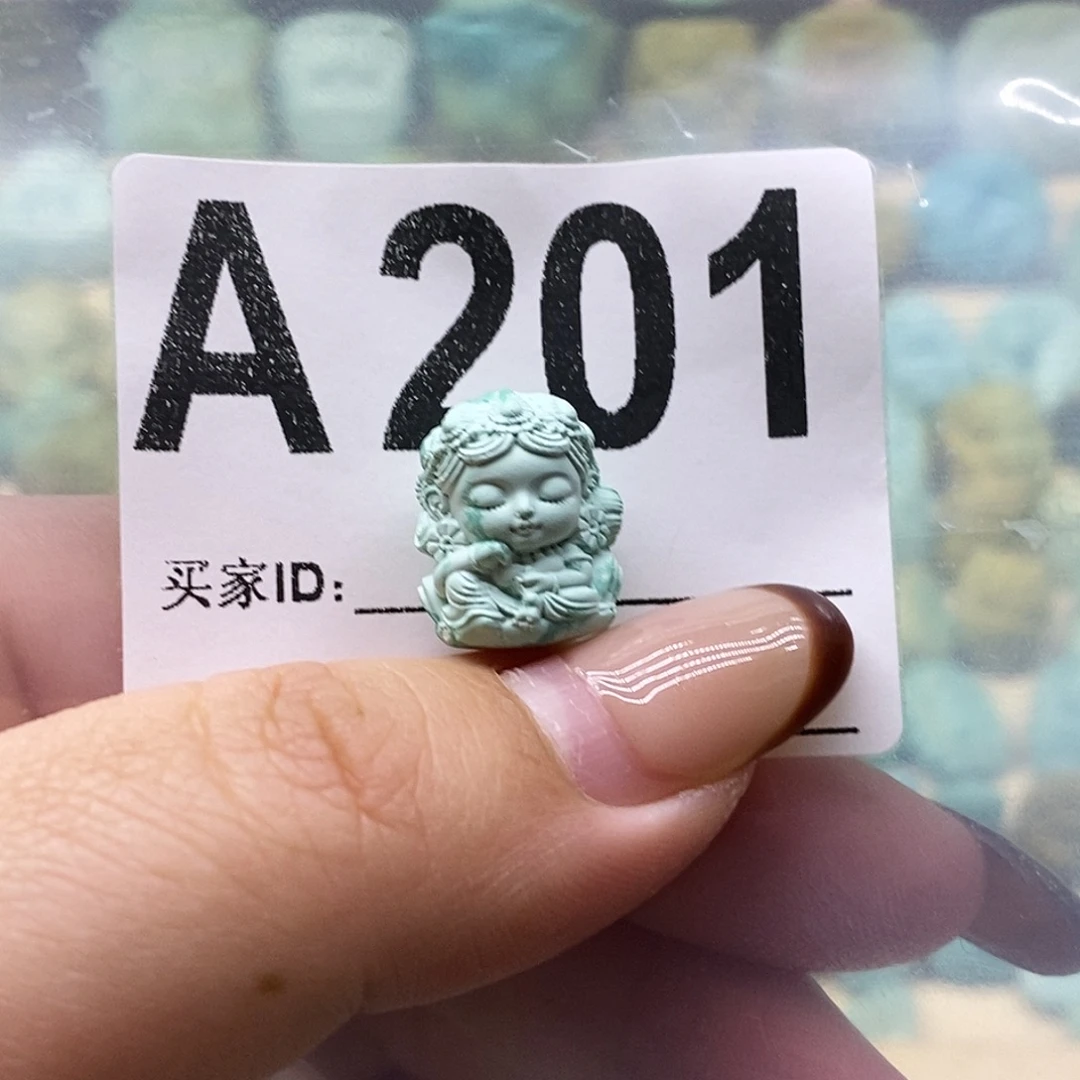 绿松石未镶嵌绿松石配饰定制