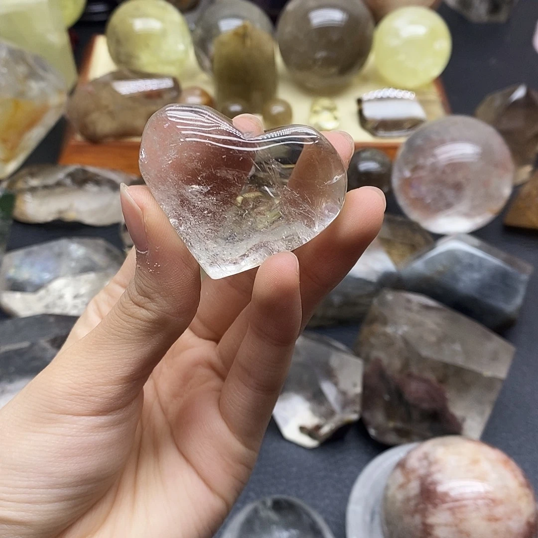 未镶嵌水晶珠宝半成品122水晶石
