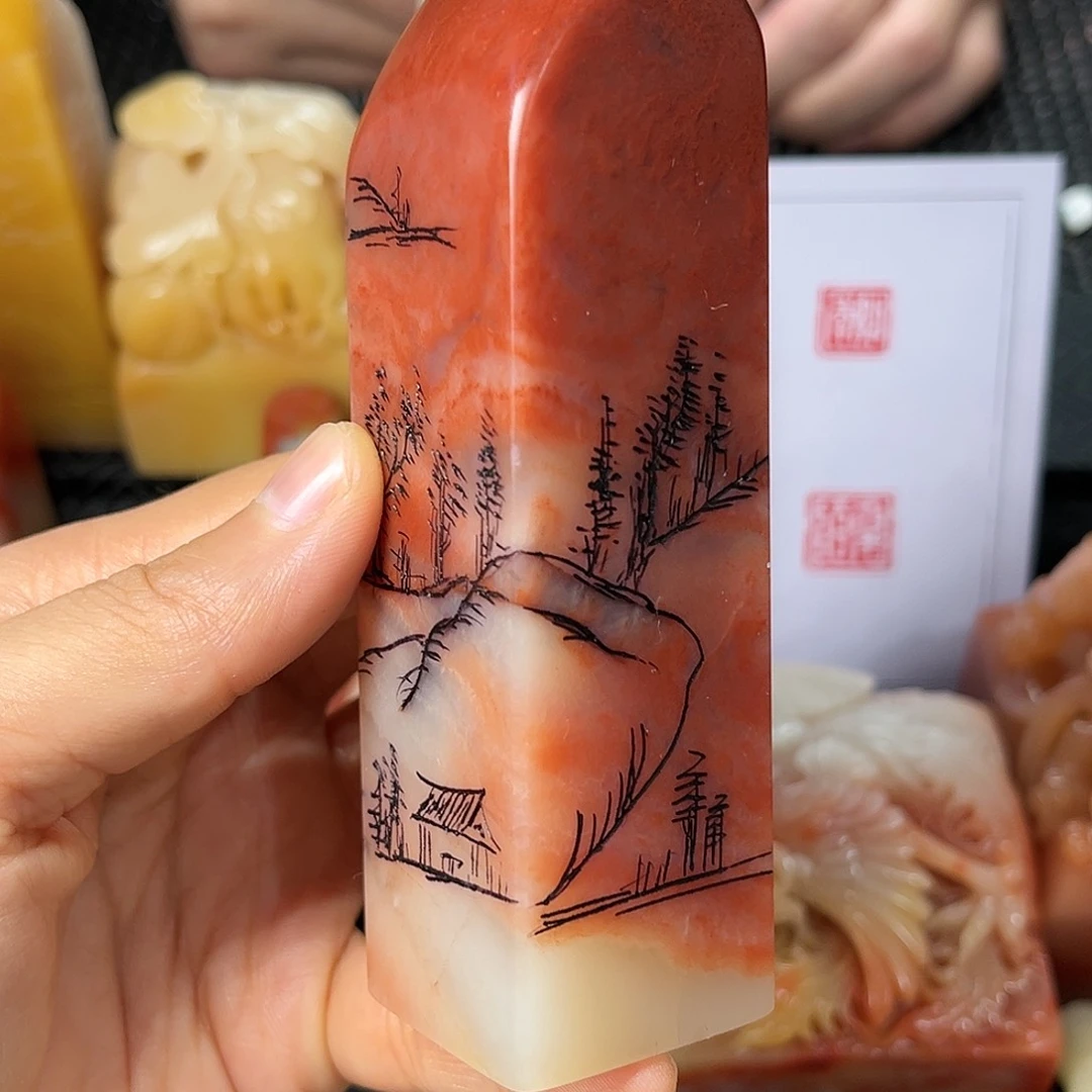 寿山石印石这种现象很明显了呢