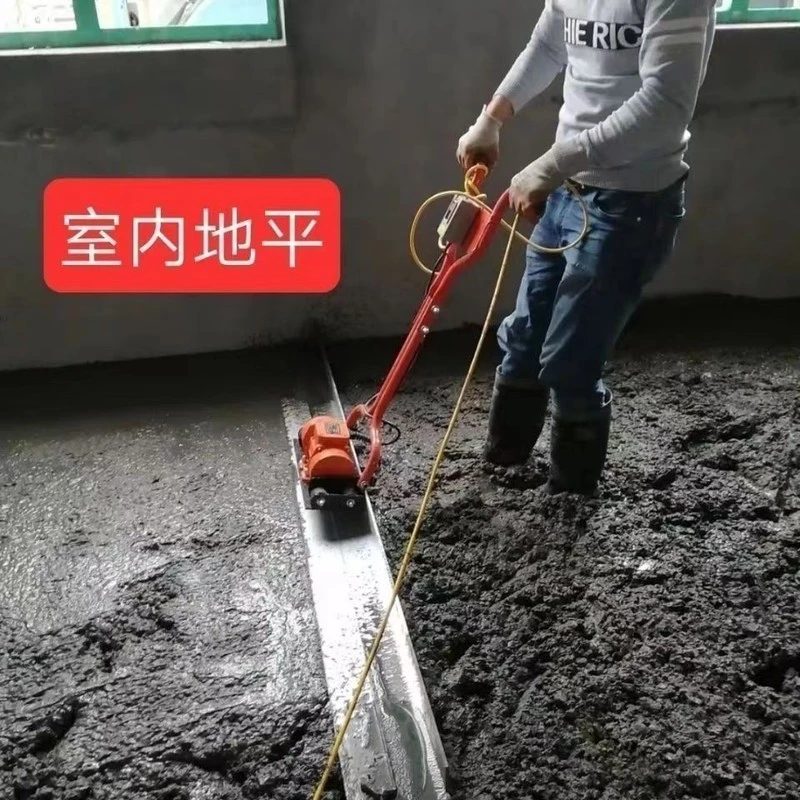 [今日推荐】平尺220v混泥土振动平板地面振平器路面找平机整平尺