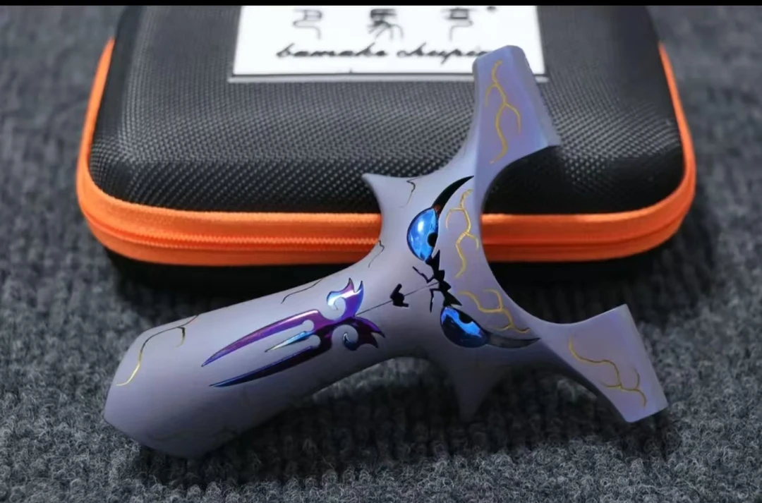 正品巴马克钛合金恶魔四代龙齿快压户外弹力射击玩具