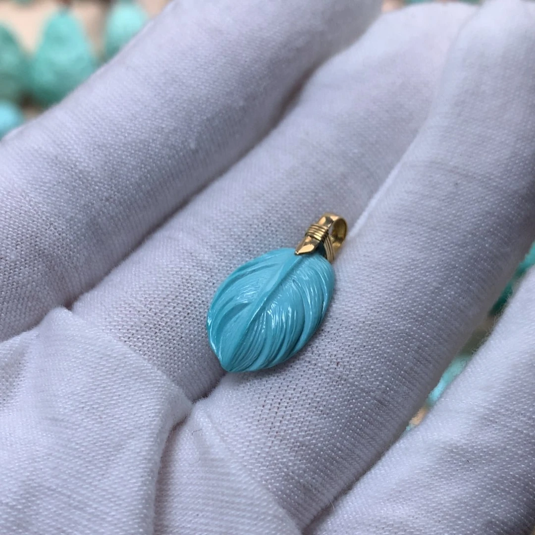 绿松石珠宝奇石未镶嵌