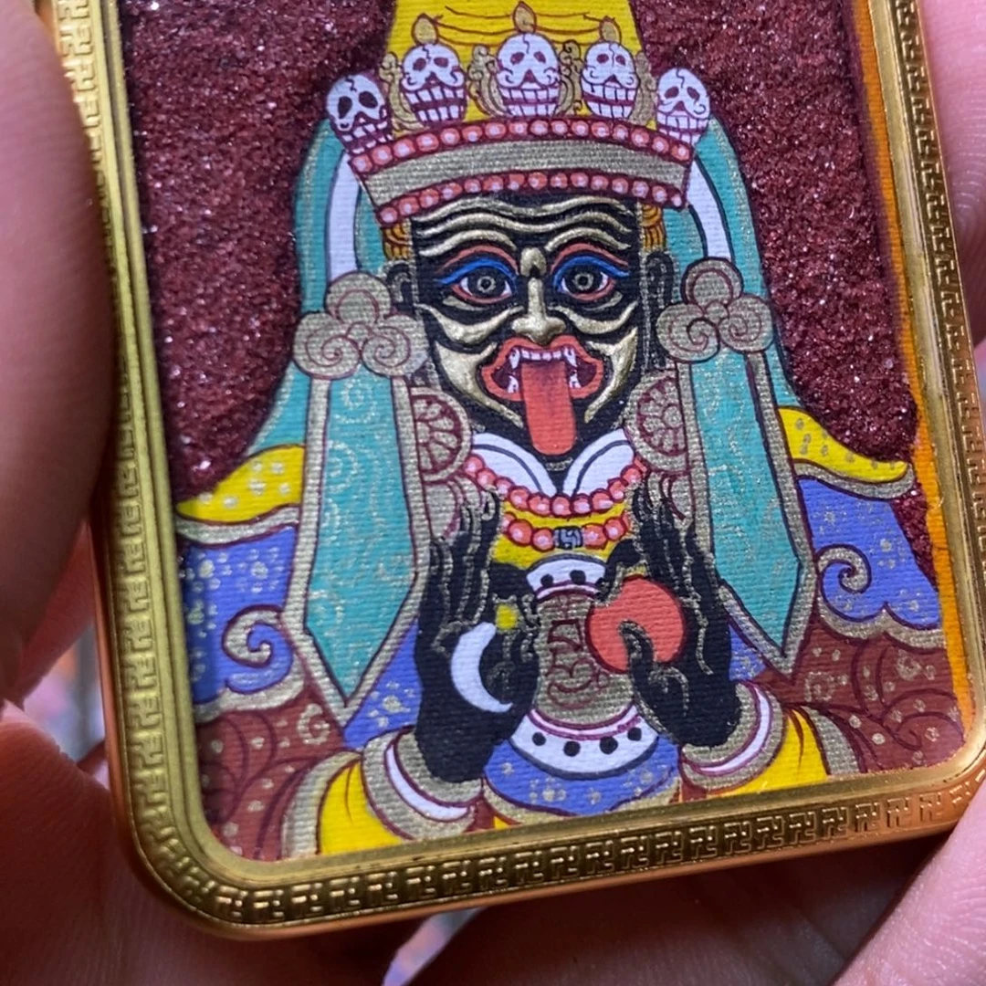 吊坠扎基拉姆，热贡纯手绘唐卡，假一罚四