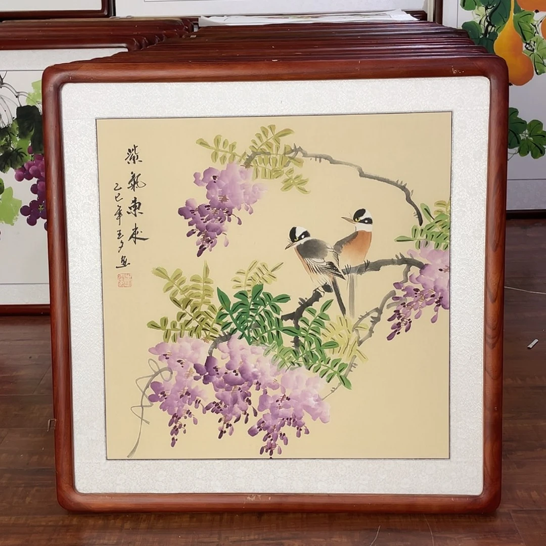 国画带框尺寸63*63厘米