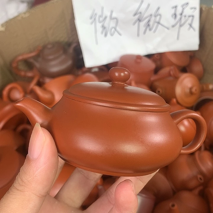 原矿朱泥茶具茶壶家用130