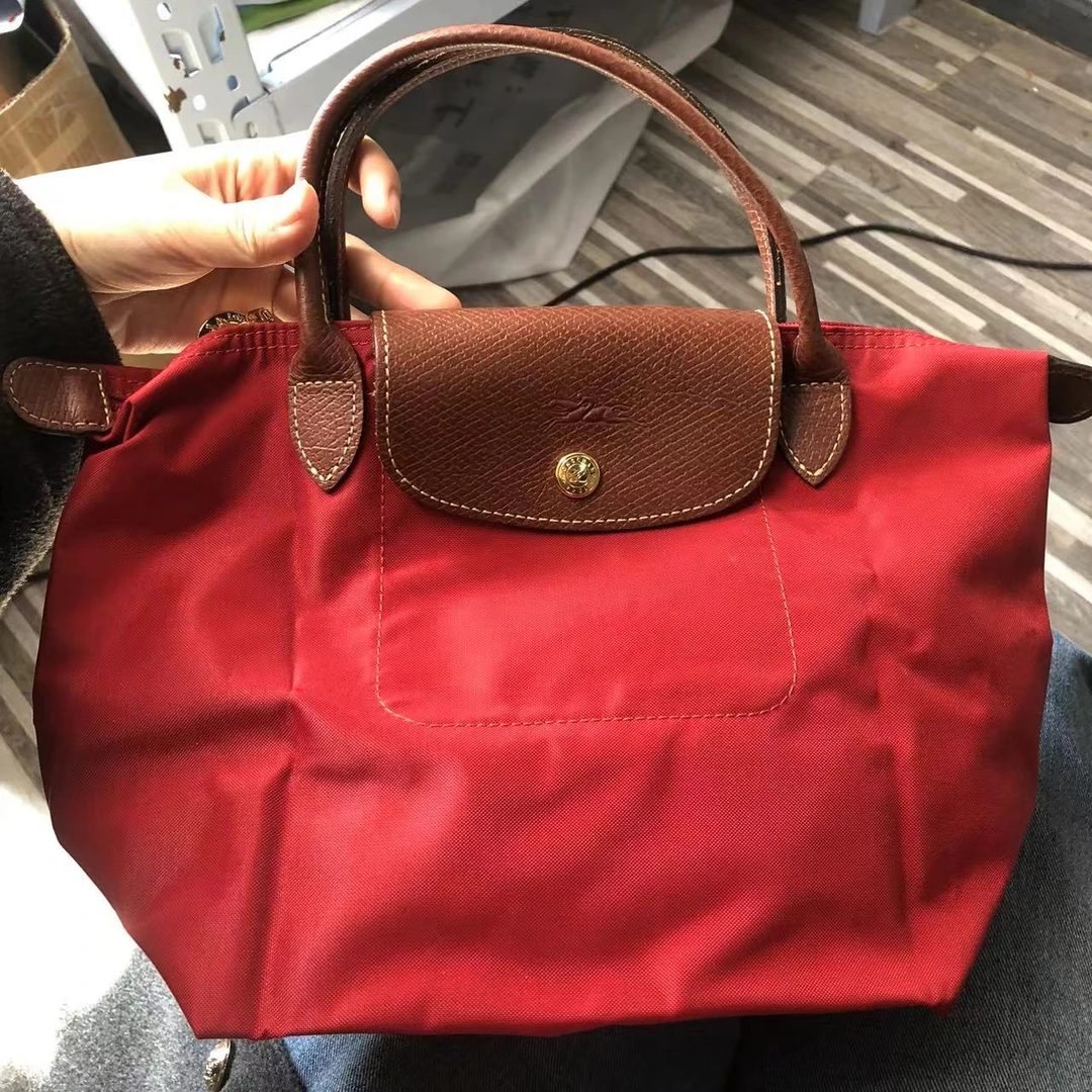 95新  珑骧红色手提G25100077底长20*22