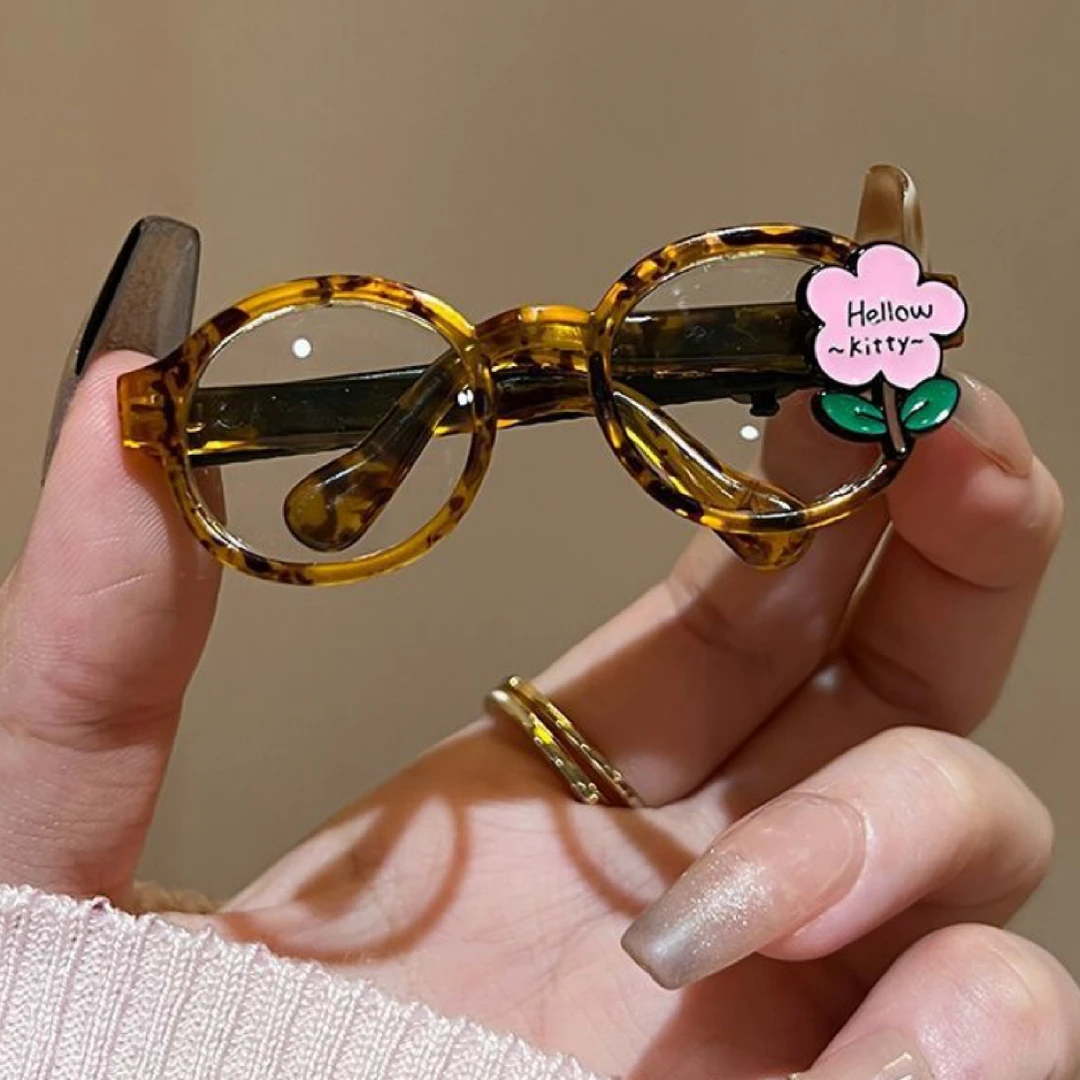 小众私藏~发夹女花朵眼镜边夹2025新款前额刘海夹子一字发卡头饰