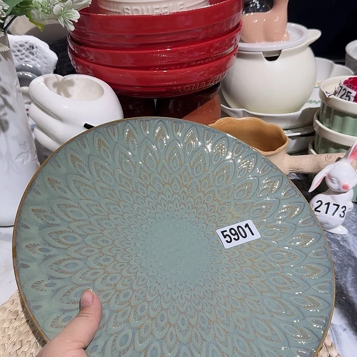 瓷片微瑕陶瓷满15包邮5901