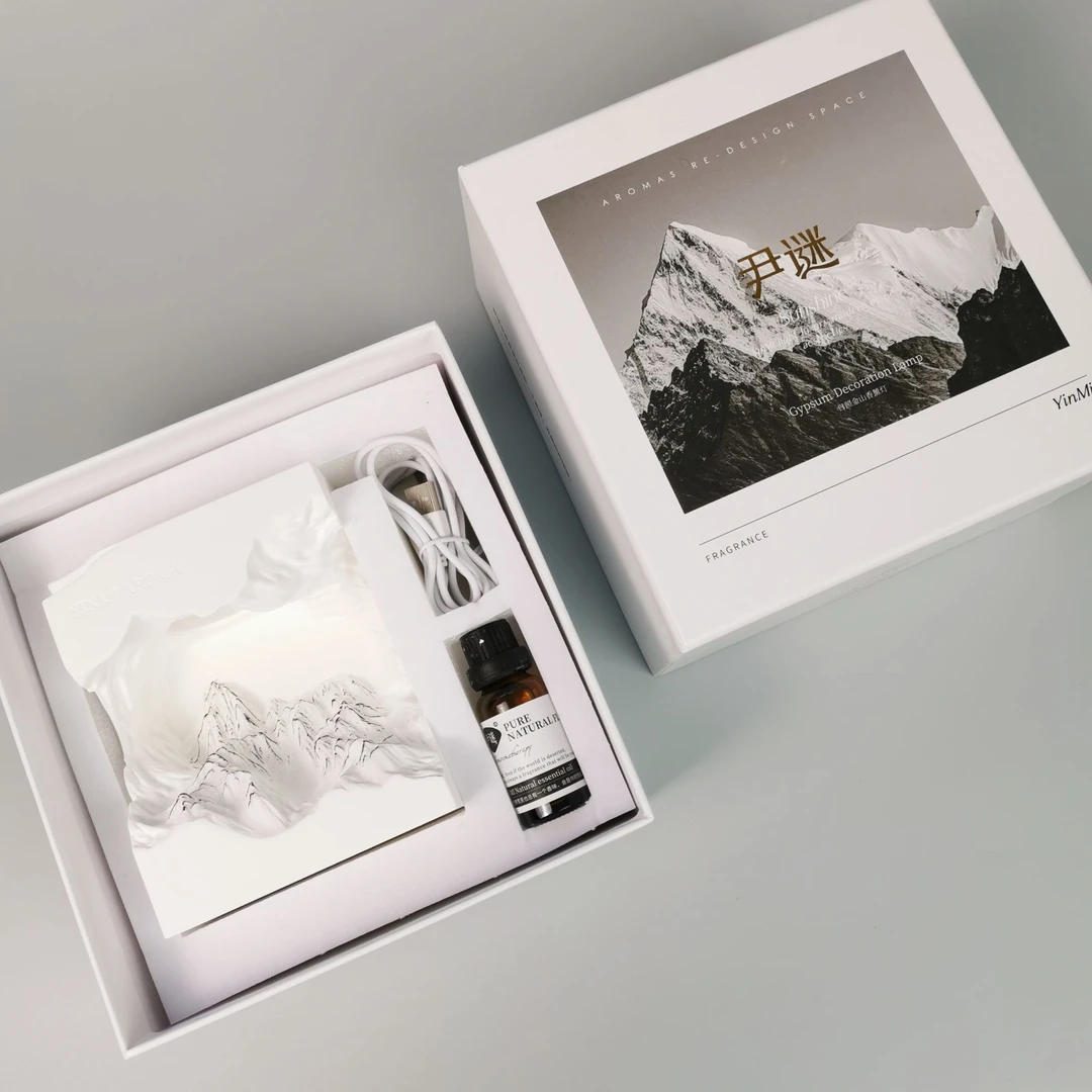 尹谜日照金山香薰灯高级感生日礼物实用闺蜜轻奢高级朋友高端摆件