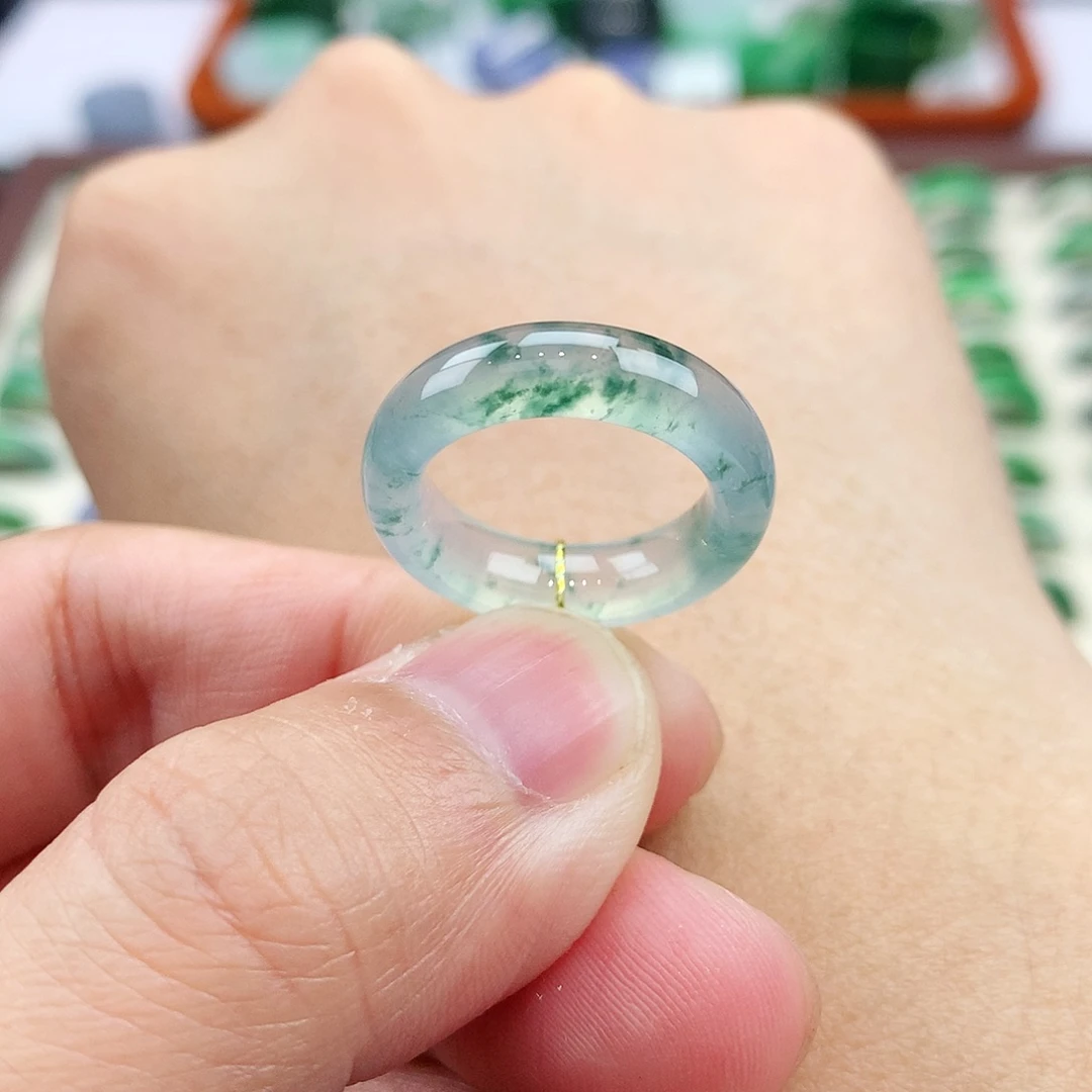 未镶嵌戒指翡翠9号