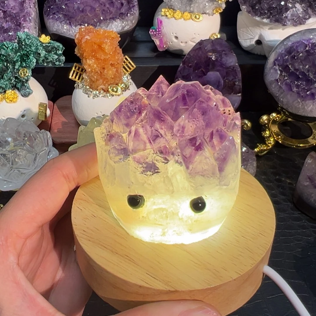 珠宝半成品未镶嵌紫晶2