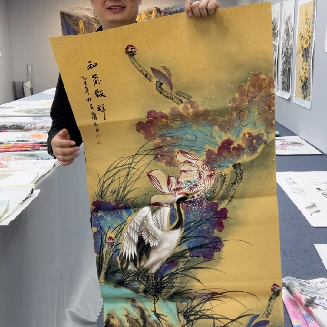 国画国画作品宣纸纯手绘