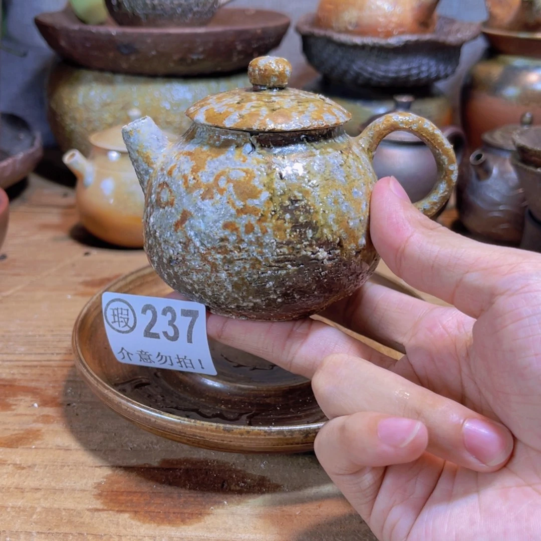 纯手工制作工艺（柴烧）裸烧纯手工制作柴烧杯237