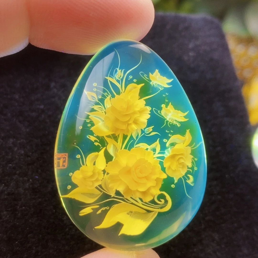 【闪购商品】金珀吊坠(不含链)未镶嵌