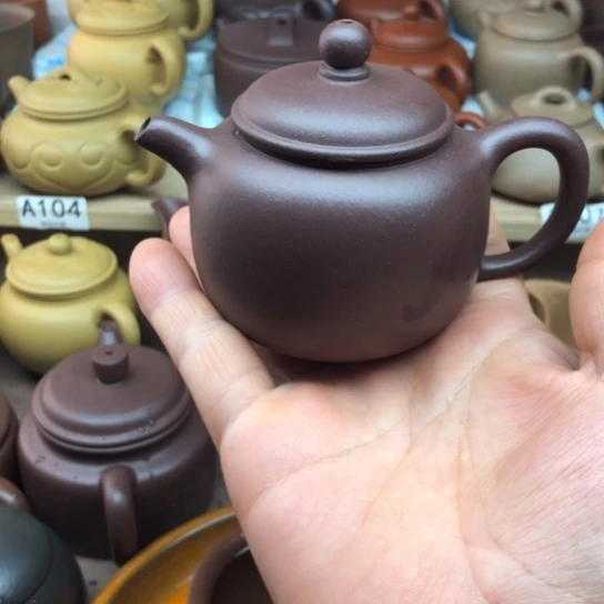 茶壶紫砂紫泥匏尊140豪升左右