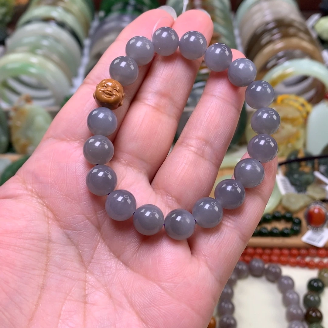 和田玉未镶嵌手链卡10