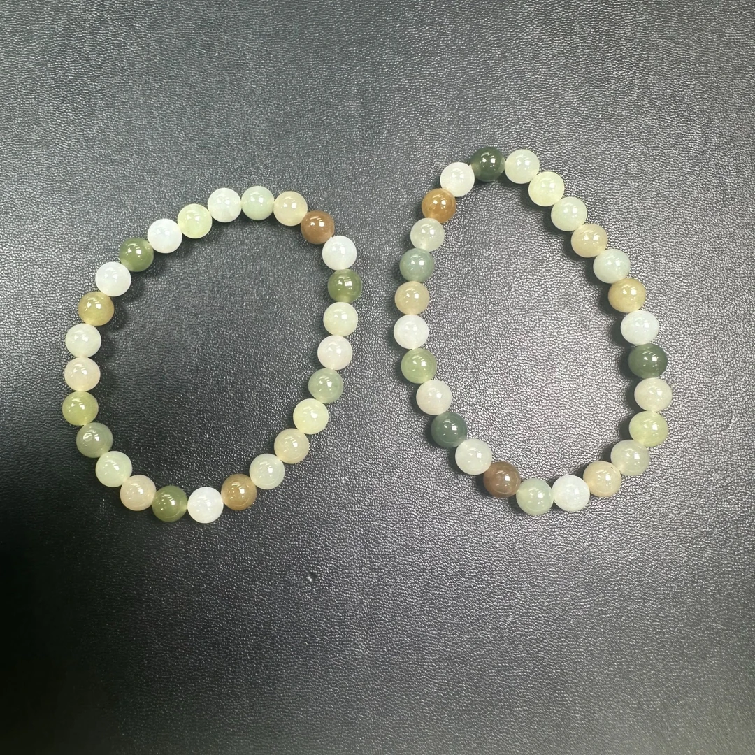 【玉经纶】46161/Q31-621-和田玉手串-多样性发其一