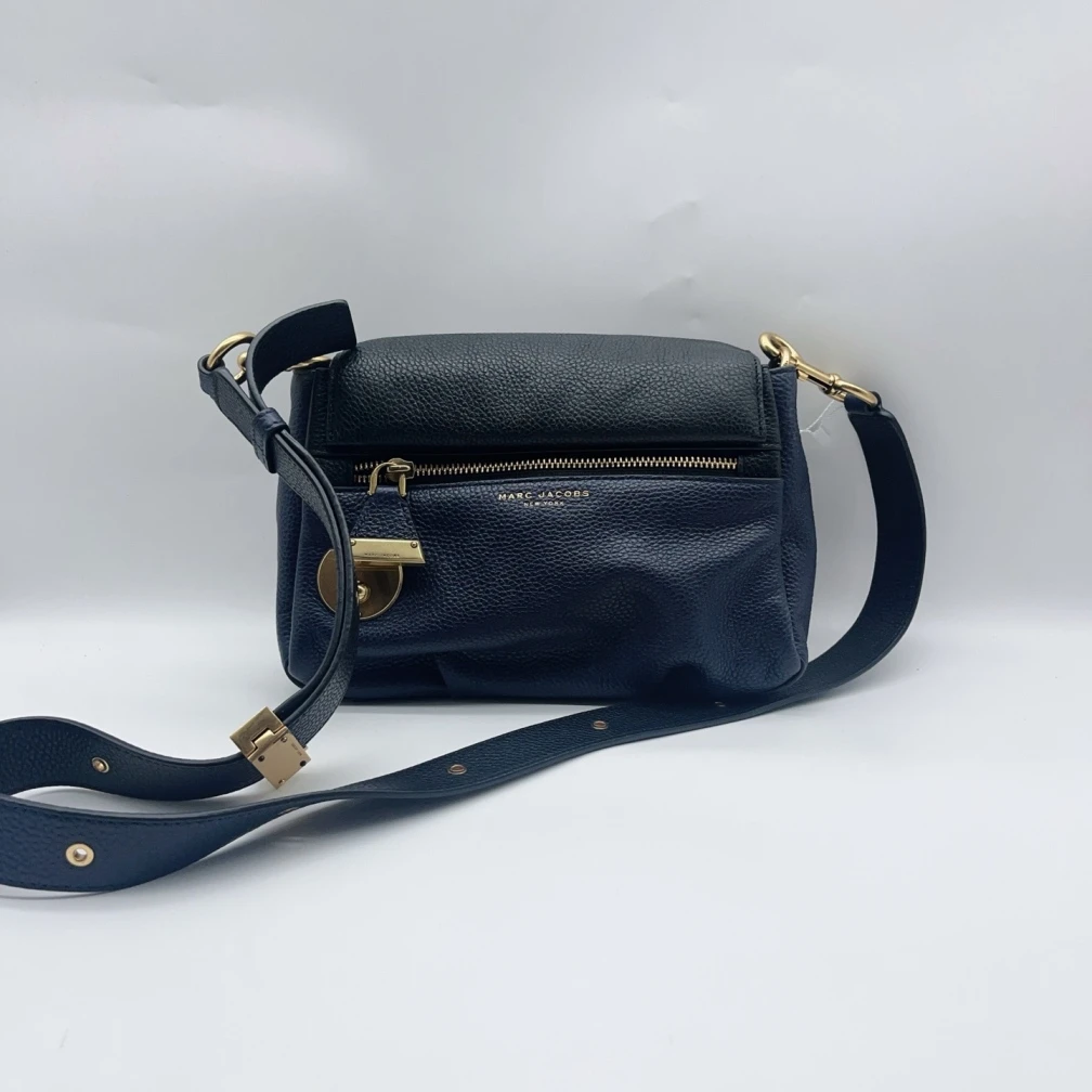 95新 Marc Jacobs/莫杰   蓝色斜挎包  1482 1824