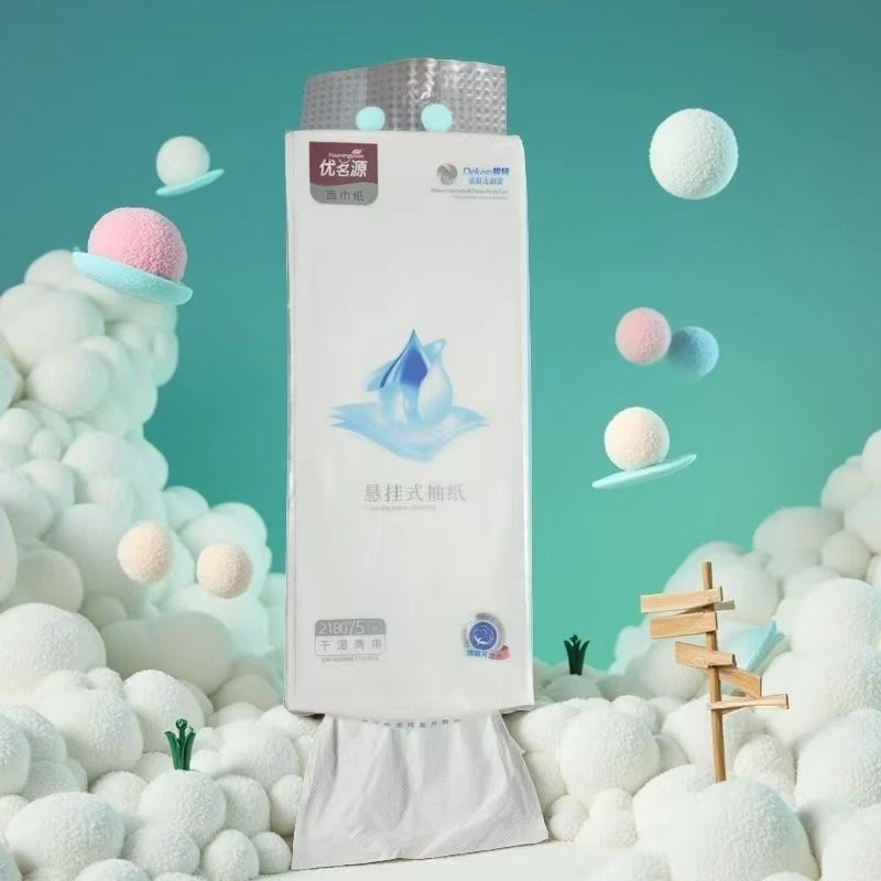 优名源悬挂抽纸干湿透气柔软加厚保湿悬挂式面巾纸