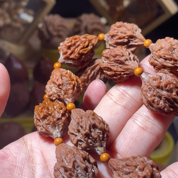 桃核吊坠异形橄榄核手持