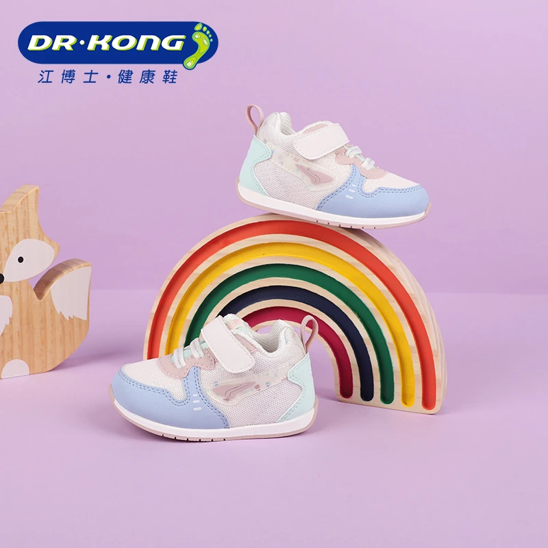 Dr.Kong/江博士童鞋秋季女宝宝一段轻便防滑软底步前鞋B1301298