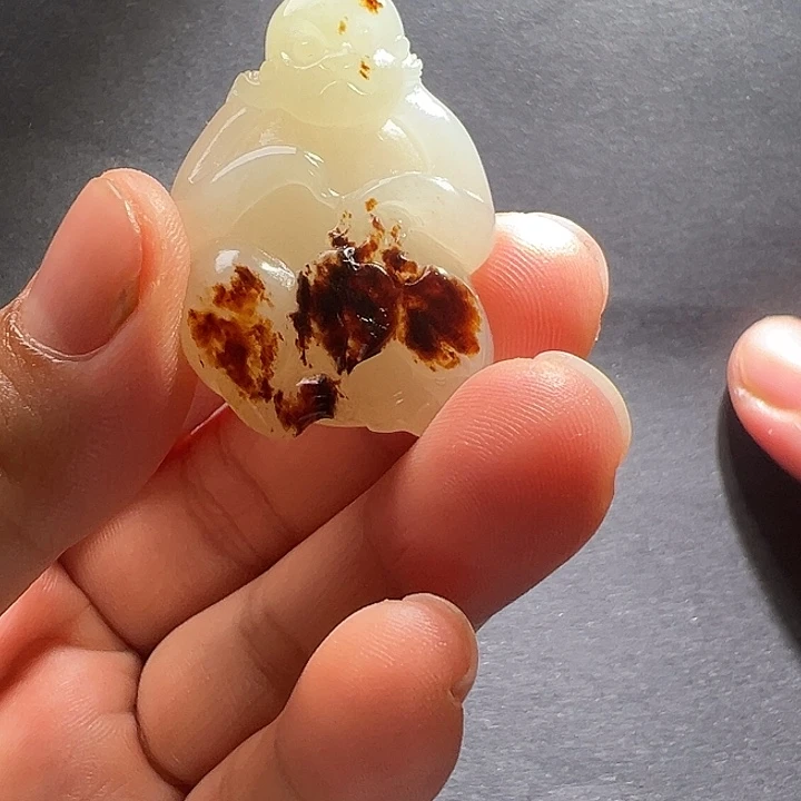 和田玉未镶嵌吊坠(不含链)