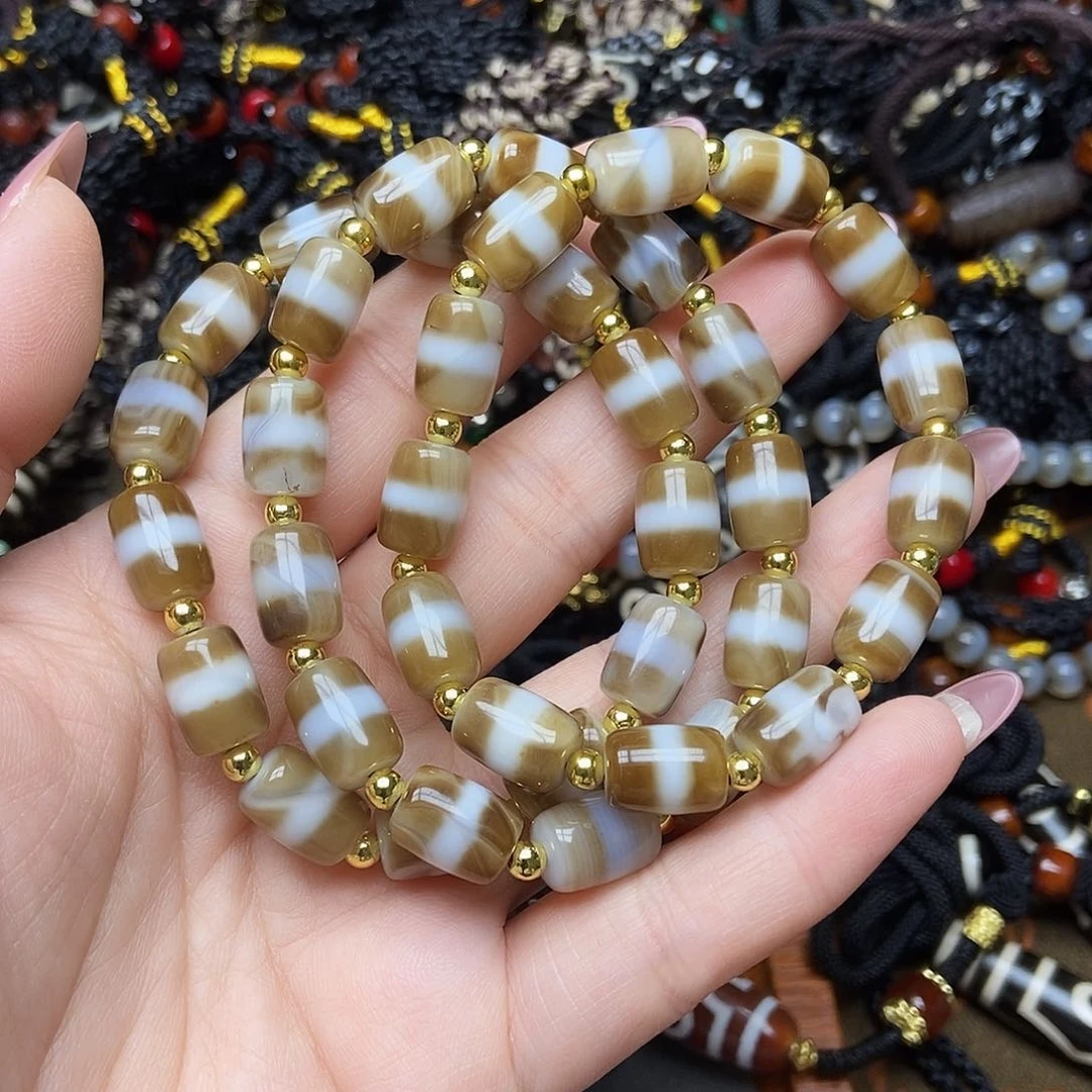 玛瑙/玉髓颈饰未镶嵌多样性发其一