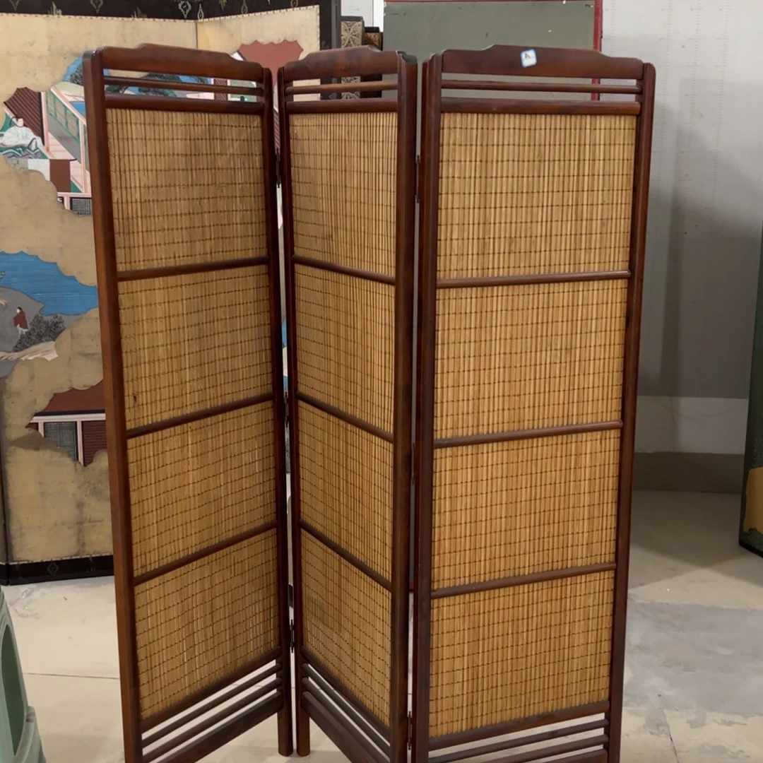 绘画屏风框画茶空间设计