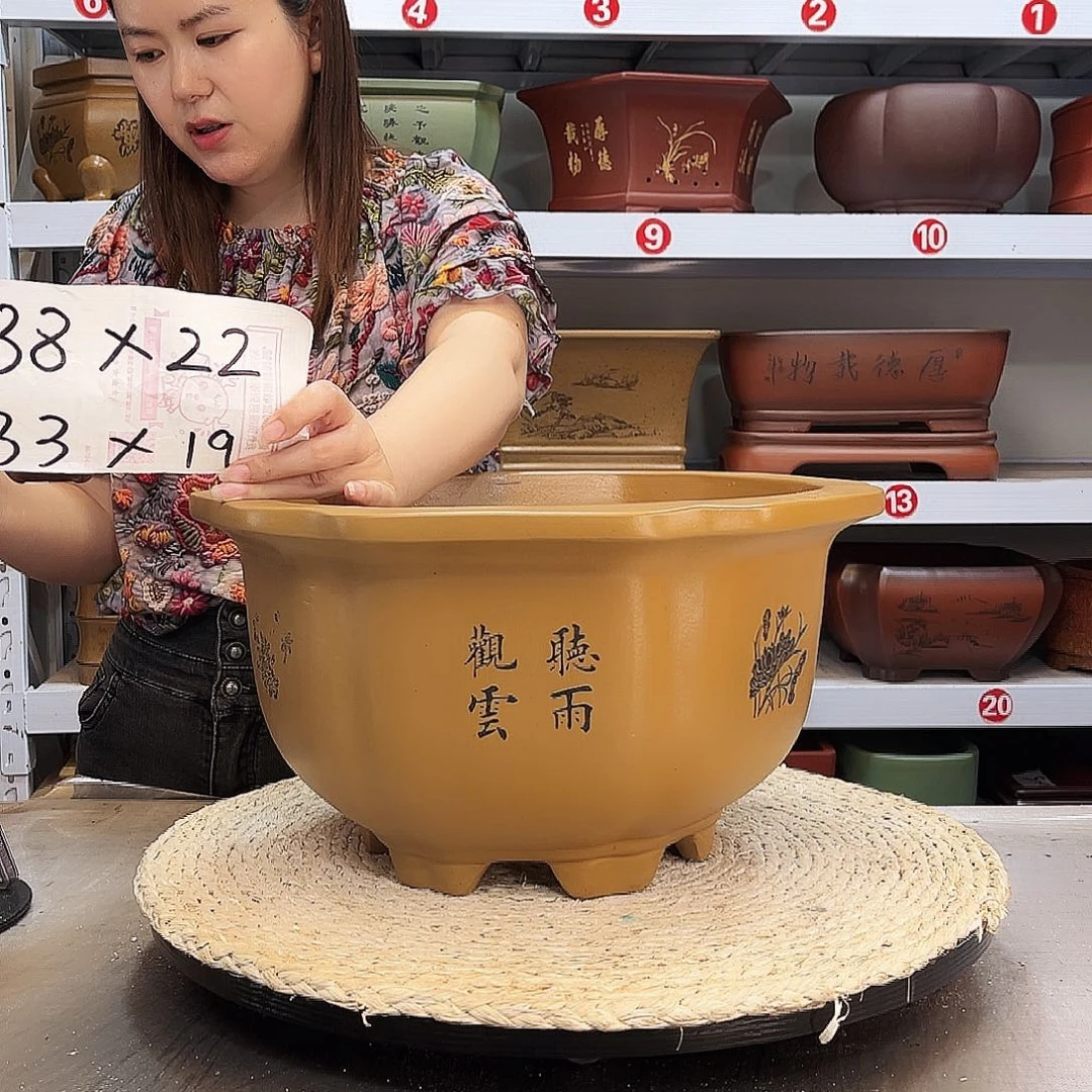 紫砂花盆紫砂花盆