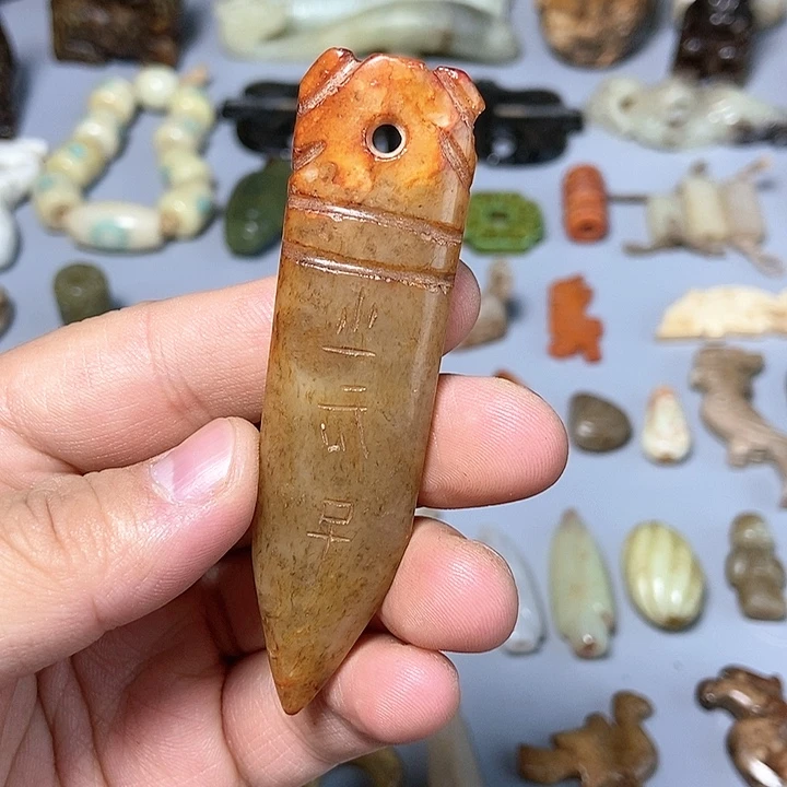 和田玉未镶嵌颈饰110