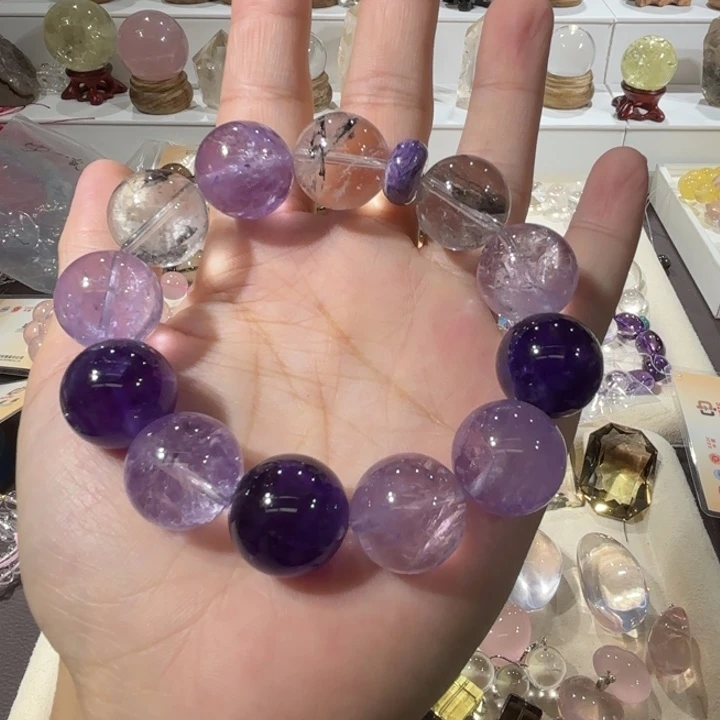 未镶嵌手链水晶多宝