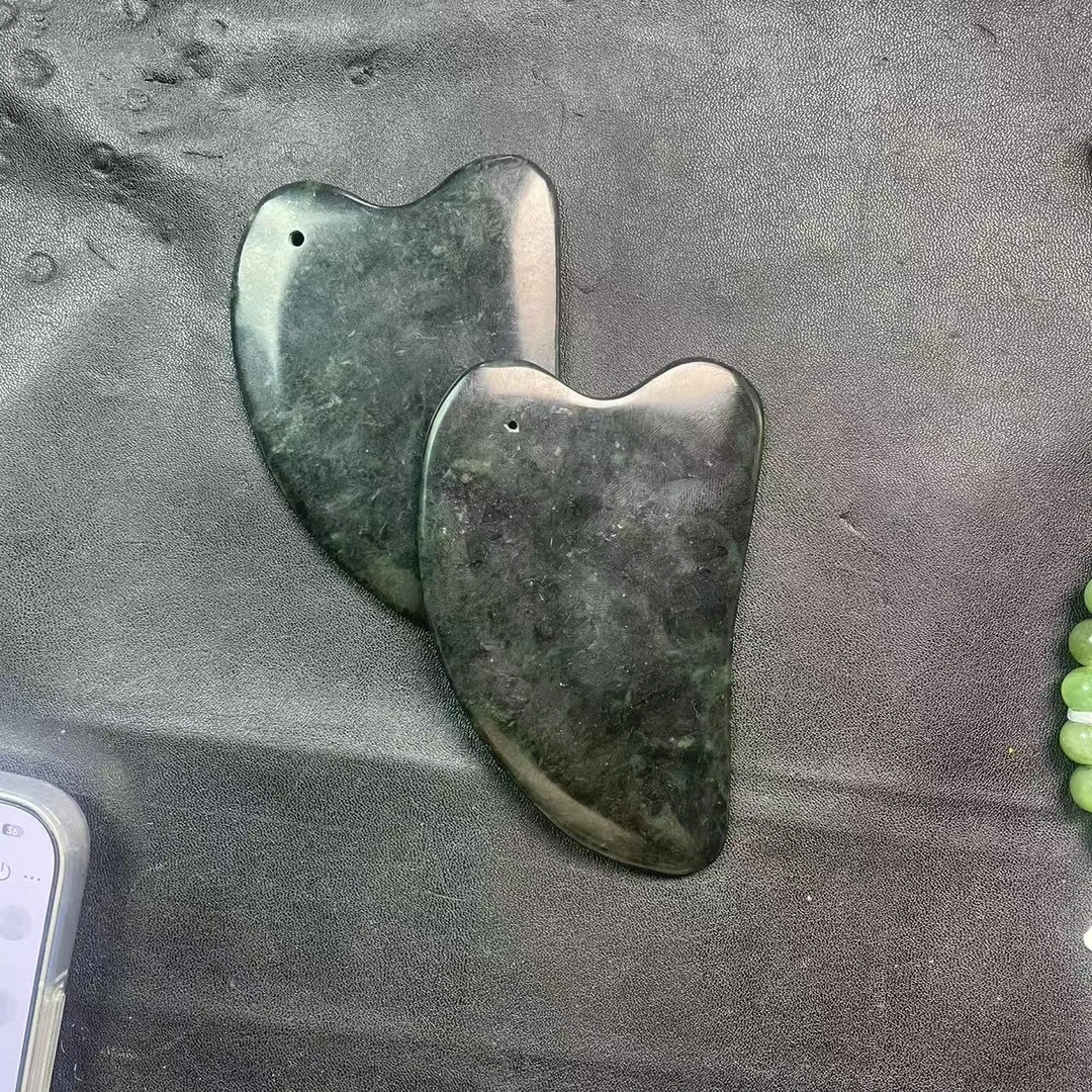 天然蛇纹石玉刮痧板多样性拍一发一