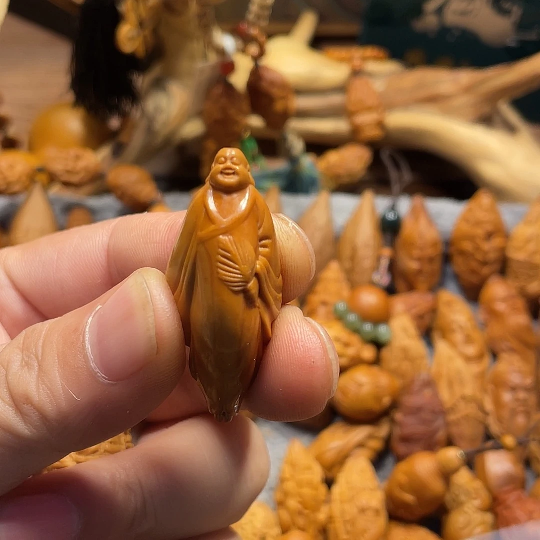 橄榄核手串/手链弥勒佛176